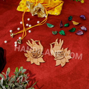 Shubh Labh Sohn Diwali Decor Hast Mudra